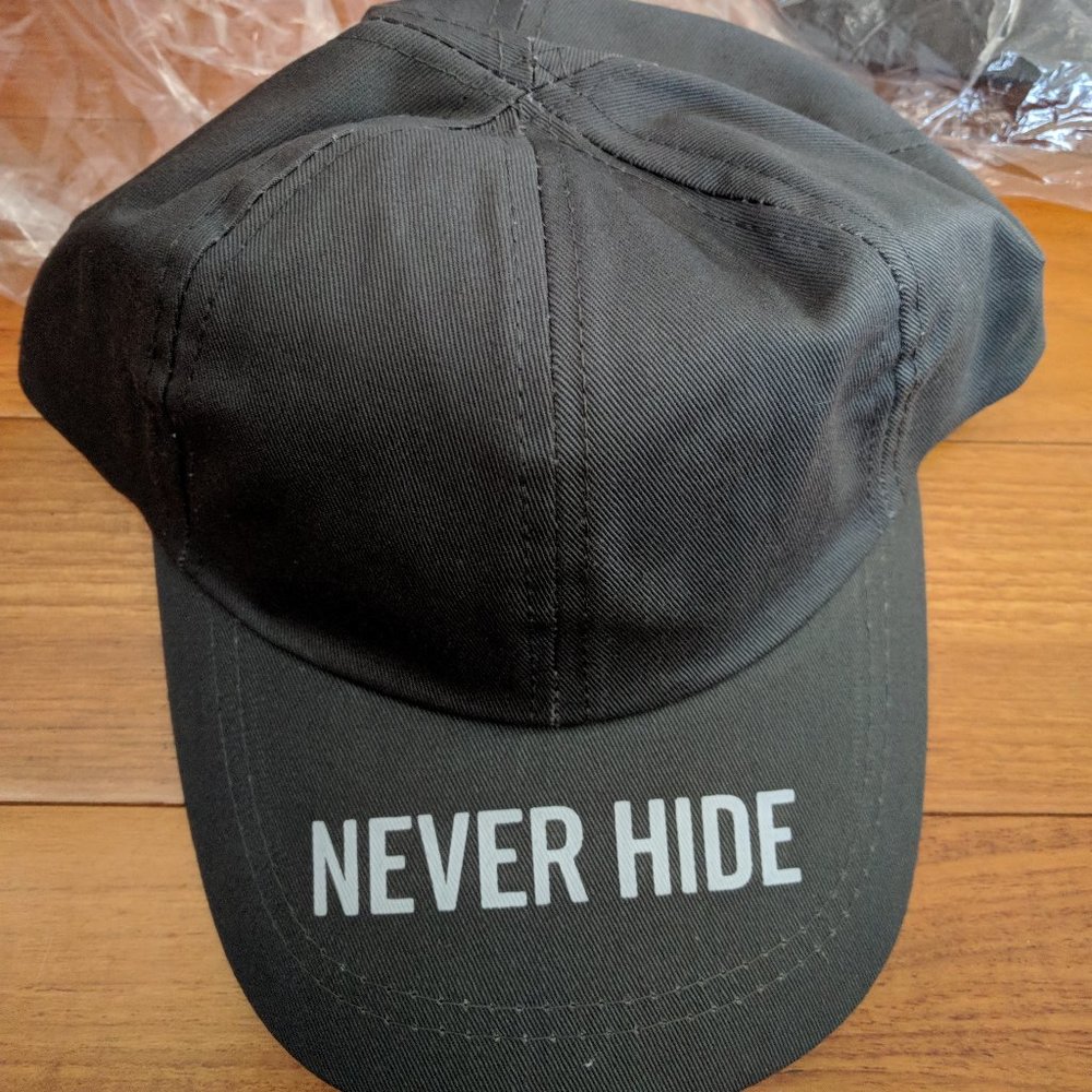 NWOT Never Hide Ray Ban dark grey cap from the 2010 adjustable
